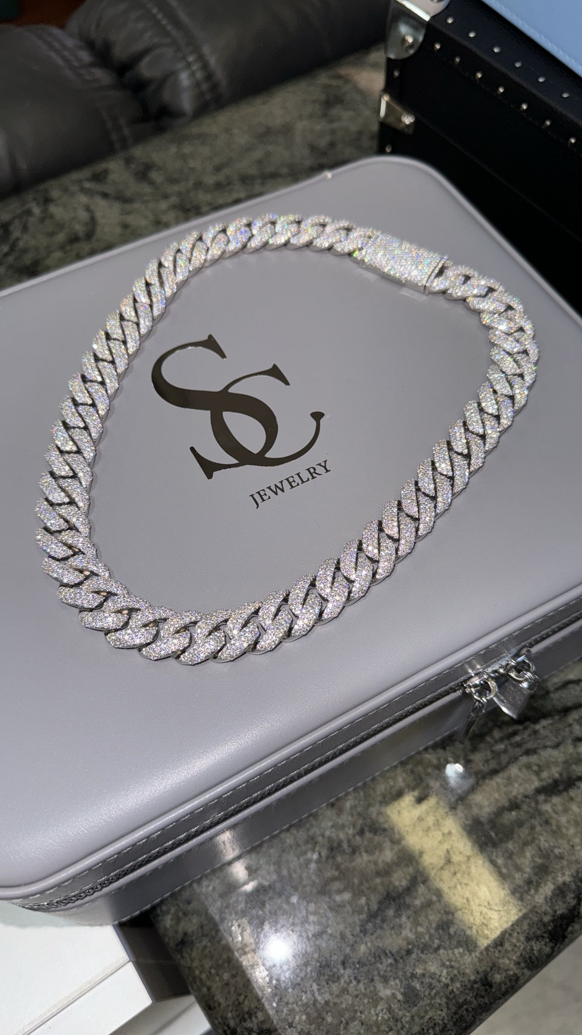 Vvs 16mm Cuban Link Pavè