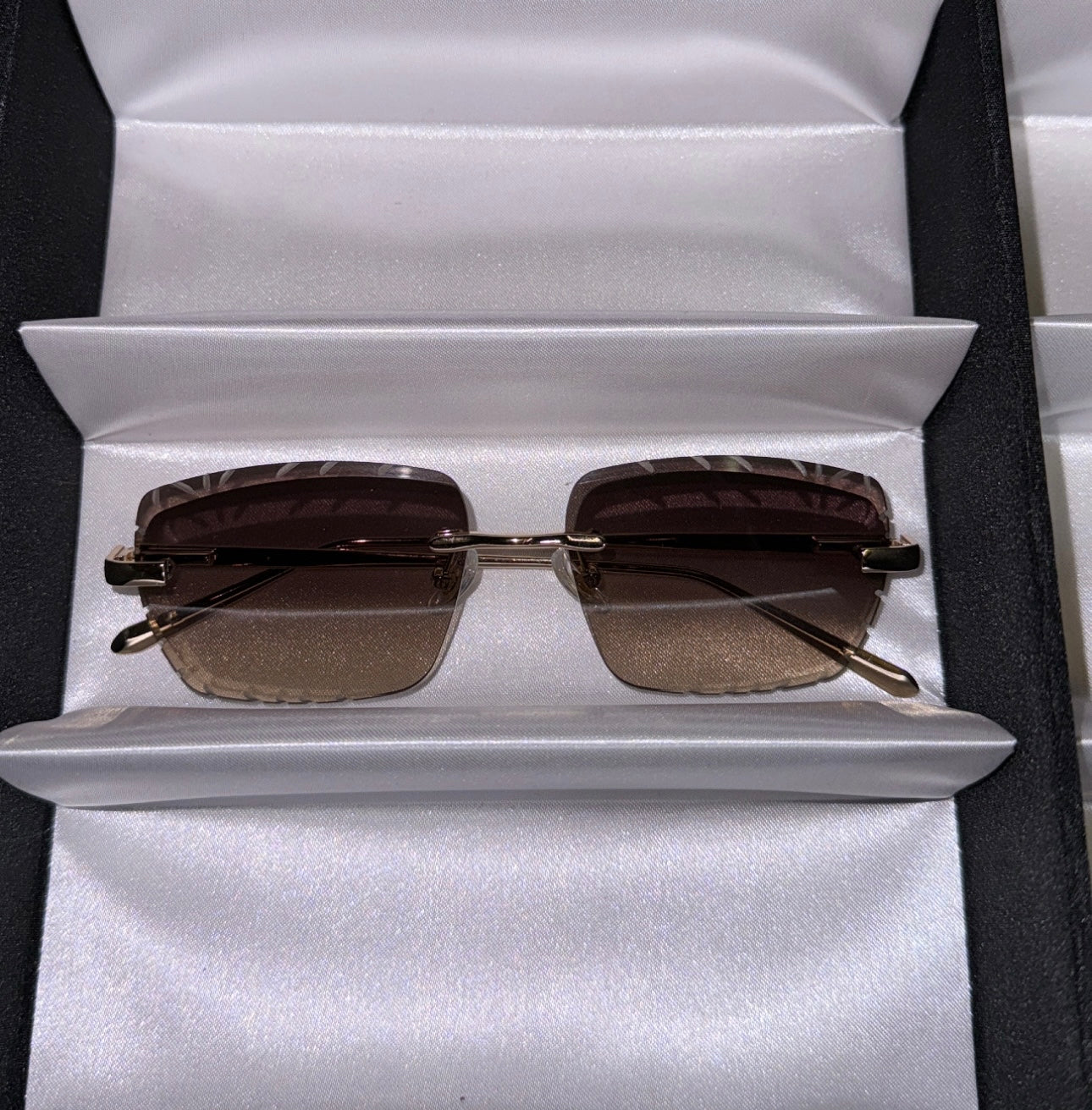 Brown Gold Glasses