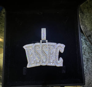 Custom VS1 Diamond 10k Gold Pendant