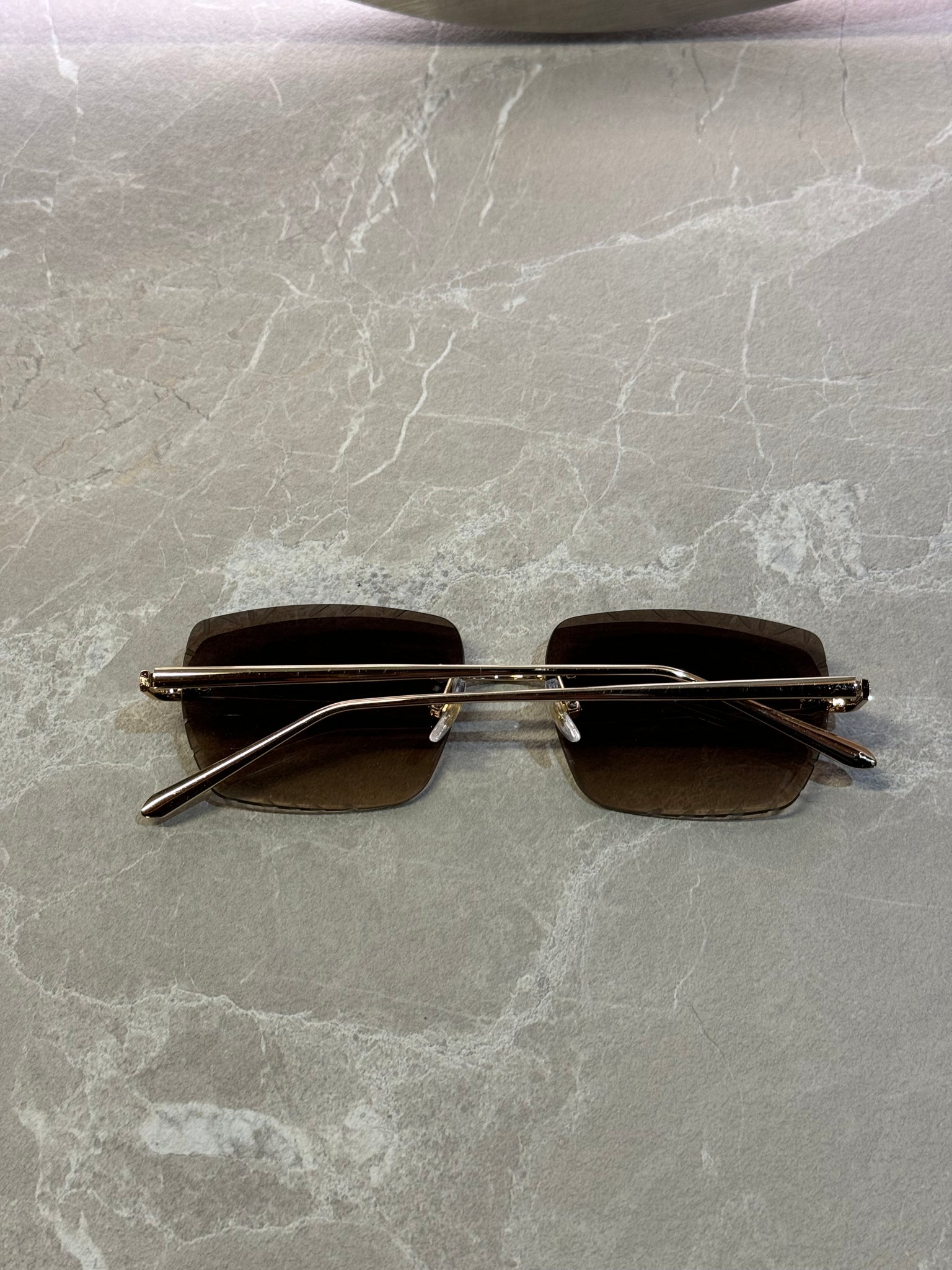 Brown Gold Glasses