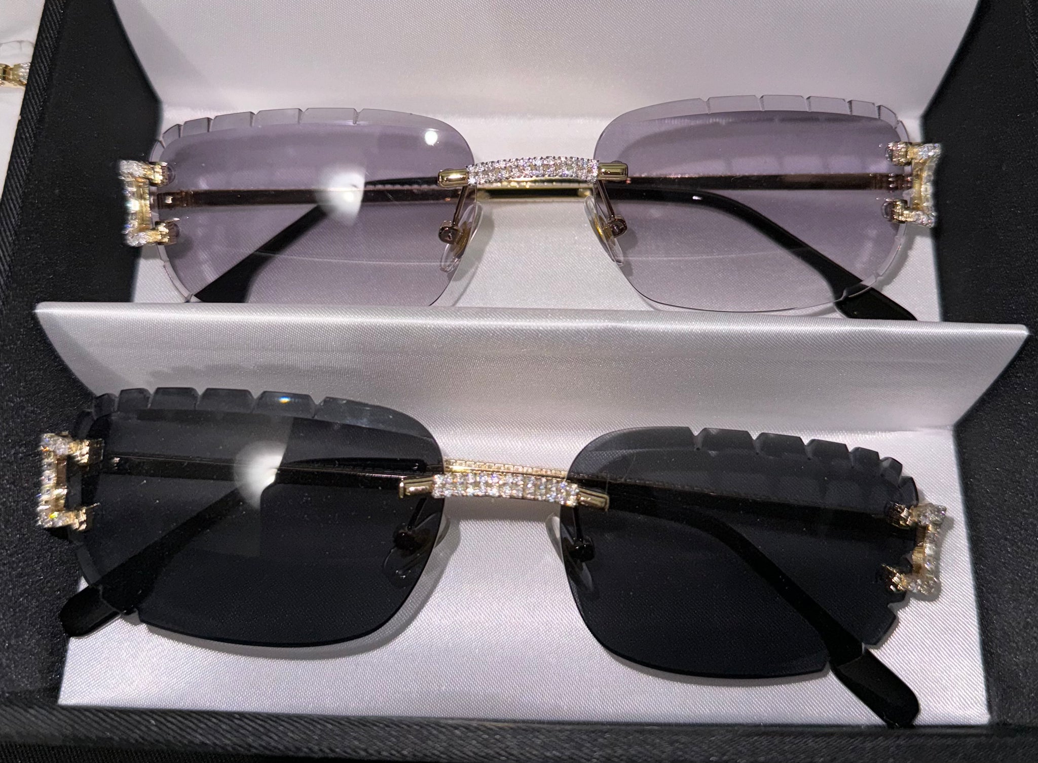 2x pack Full Iced Glasses