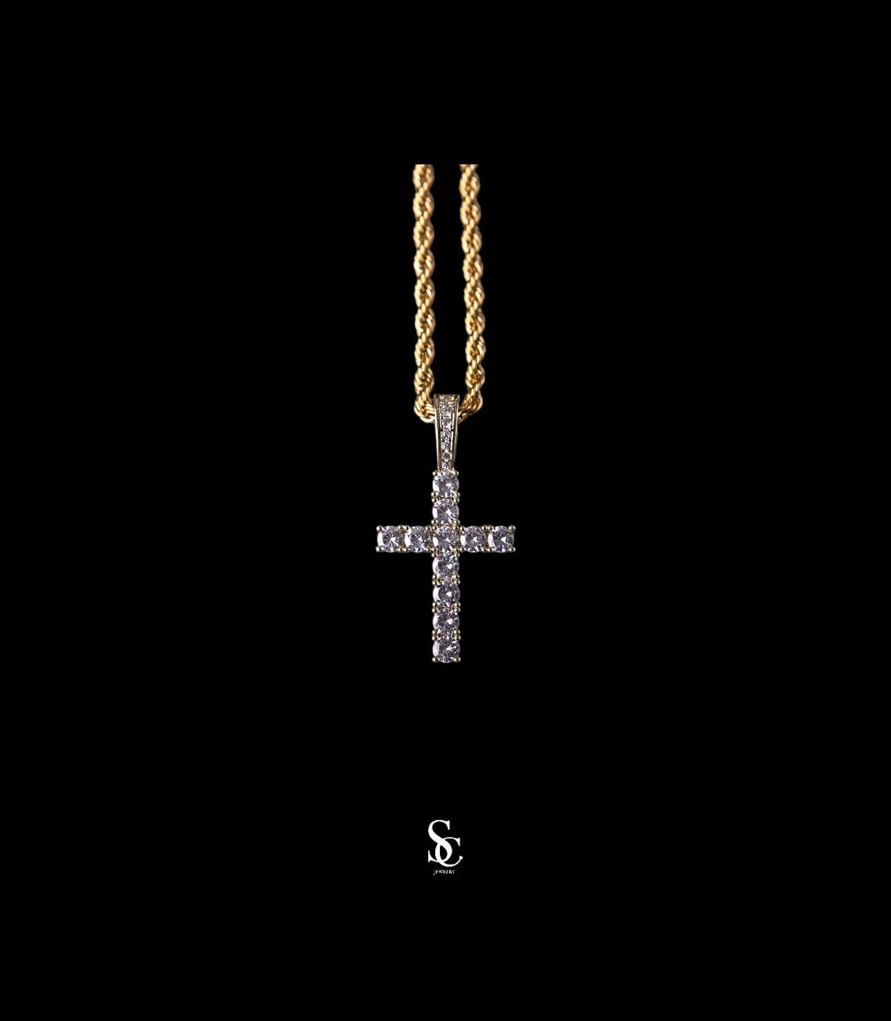 Vvs Small Cross Pendant