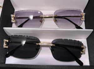 2x pack Full Iced Glasses